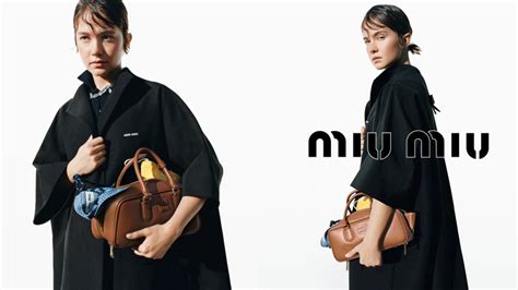 Cailee Spaeney & Emma Corrin Front Miu Miu Spring .